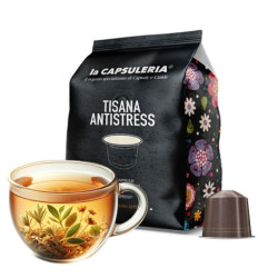 Anti-stress herbal tea in leaves
