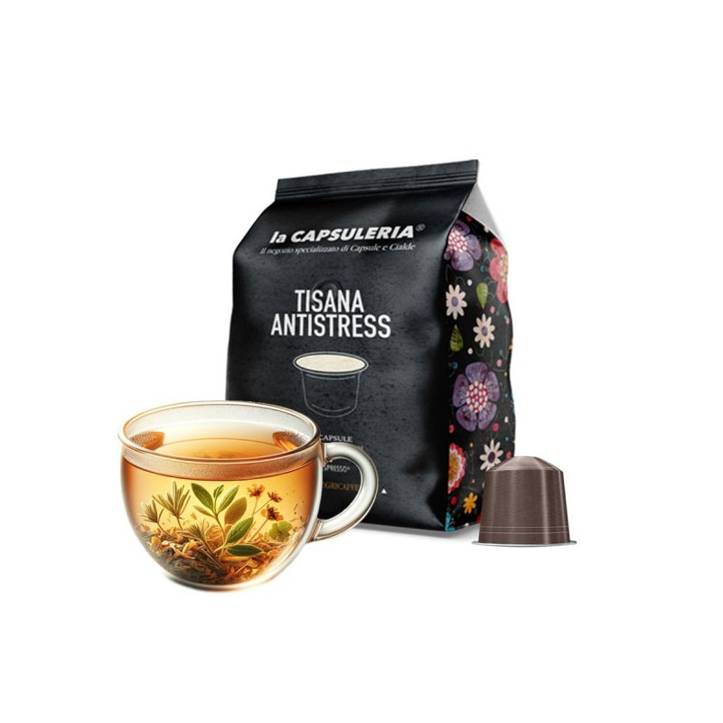 Anti-stress herbal tea in leaves